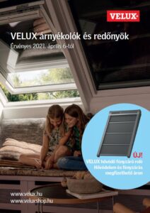 VELUX tetőablak árnyékolók és redőnyök termék- és árkatalógus 2021